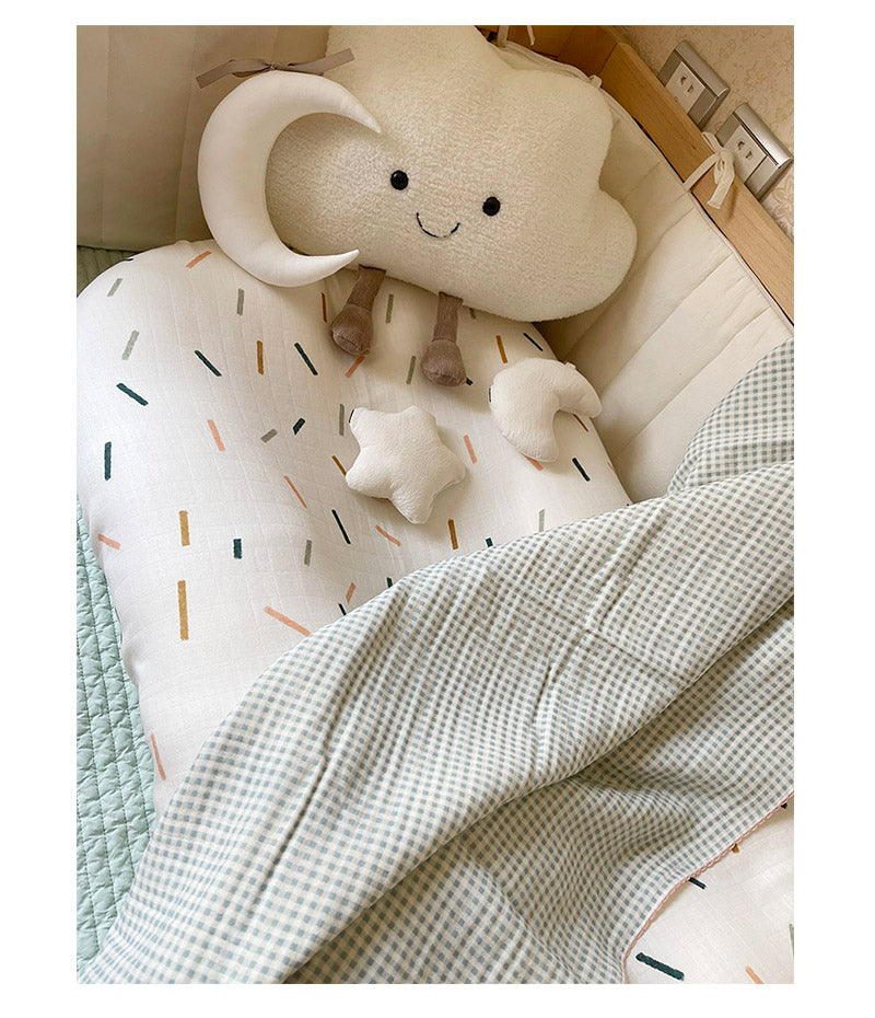 Baby Lounger|baby sleeping nest macaron