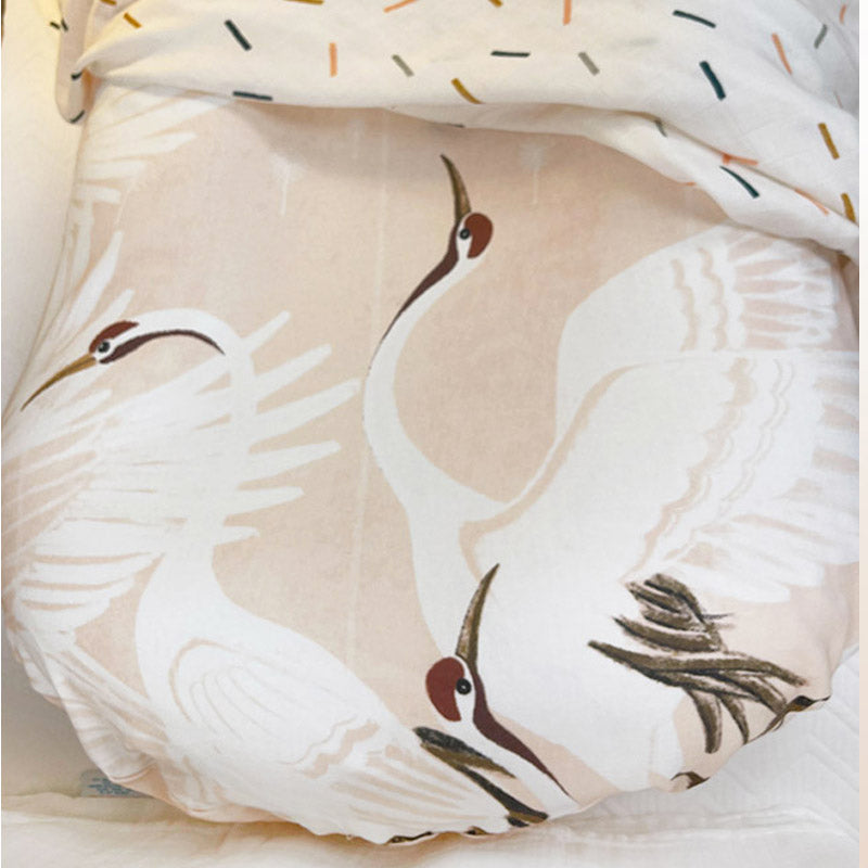 Baby Lounger sleeping nest organic cotton pink