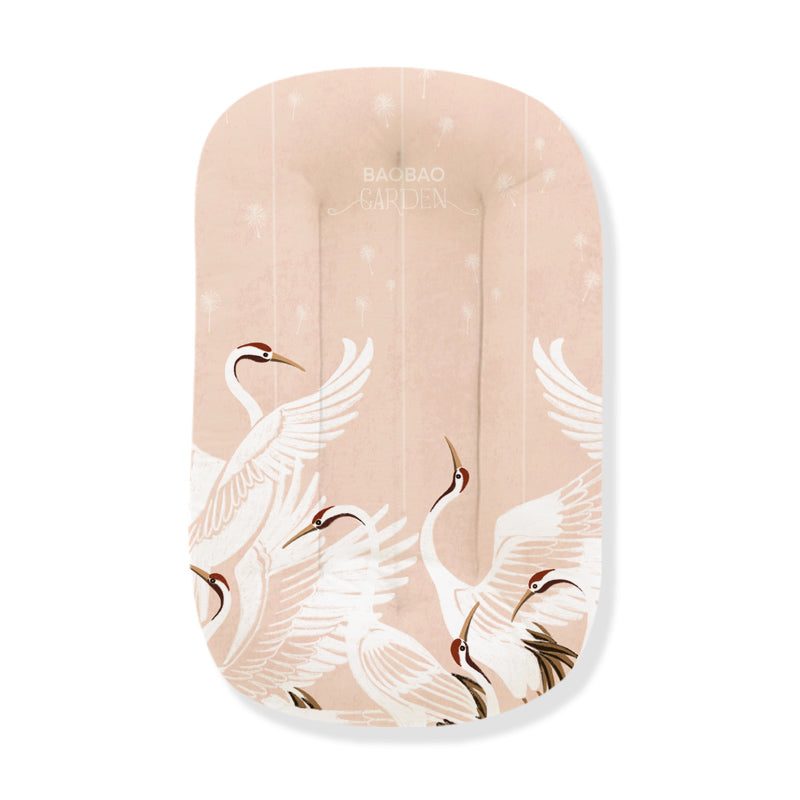 Baby Lounger sleeping nest organic cotton pink