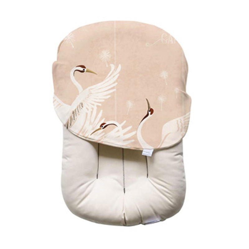 Baby Lounger sleeping nest organic cotton pink
